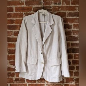 SHOW ME YOUR MUMU - Linen Blazer Neutral Cream - S